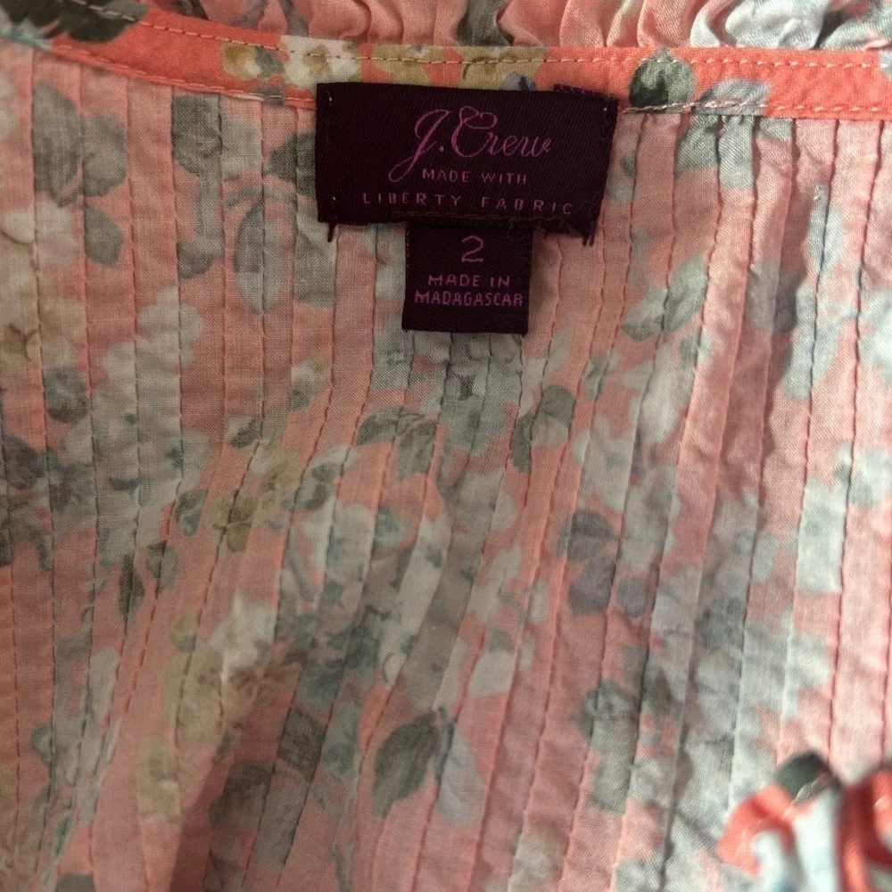 J Crew Liberty of London Josephine Floral Blouse